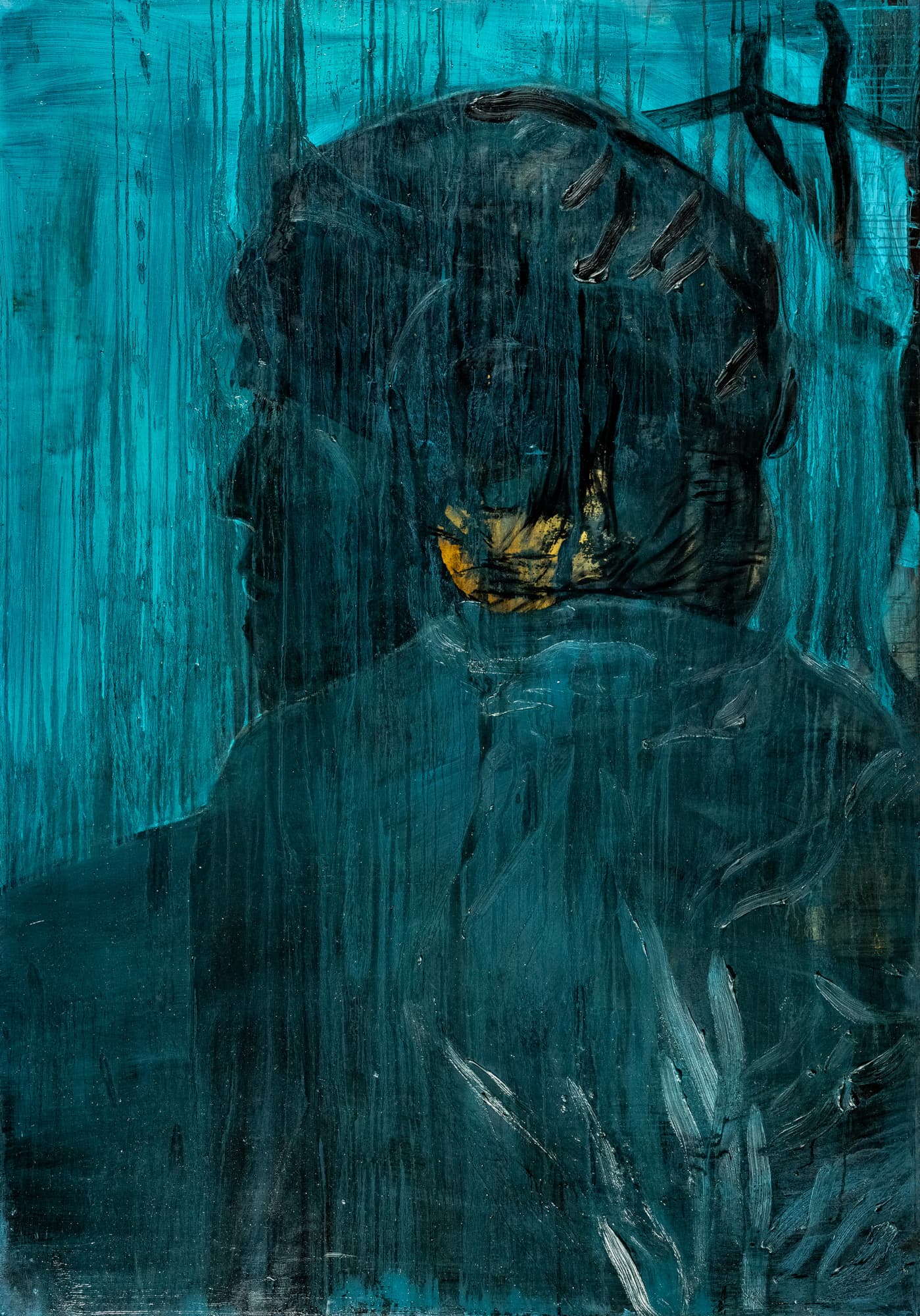 The Blue Man - Art Piece